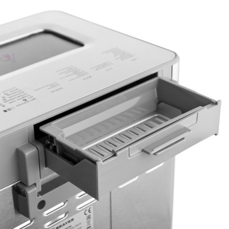 BRYER 2702BR, 600 watts, 25 programs, up to 0.9 kg, choice of crust color, silver-10