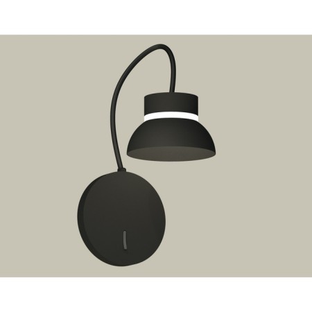 Wall lamp with Ambrella Light, XB9596100, GX53 LED 12 W switch, black sand, white matte