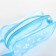 Cosmetic bag with lightning, blue color