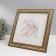 Photo frame Plastic "Mira" 20x20 cm gold (plastic screen)