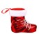 Confepture "Boot", on lacing, red color