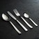 Set of dining room "Triumph", 24 items, thickness 2 mm, souvenir box, silver color
