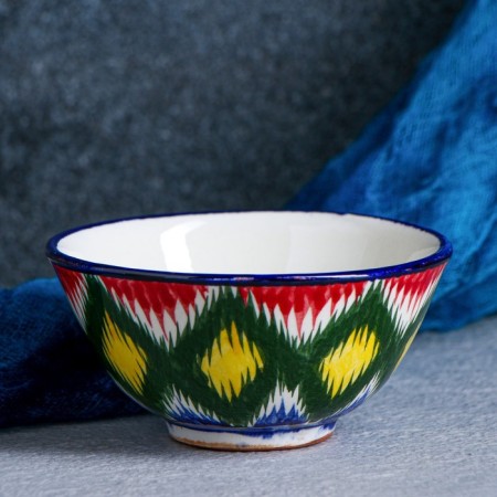 Set of Tea Rishtan Ceramics "Atlas No. 1", 9 items (kettle 1l, Piala 0.3l), mix-5