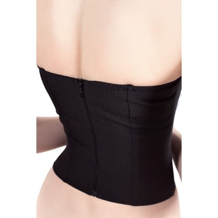 The upper part of the maid costume, Pecado BDSM, corset, headdress, black and white, 42-5