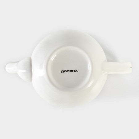 Kettle of porcelain tender "lavender", 800 ml, white color-6