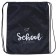 A bag for shoes 420 x 340 mm, Calligrata MSO-5C, (soft polyester, density 210D), "School"