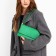 Bag Women's Baget on the valve, green color