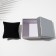 Gift box for the clock "Animal print" Simple, 9 × 9, color gray color