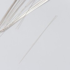 Needles for beads metal thin set 30 pcs Ø 0.6x120 mm