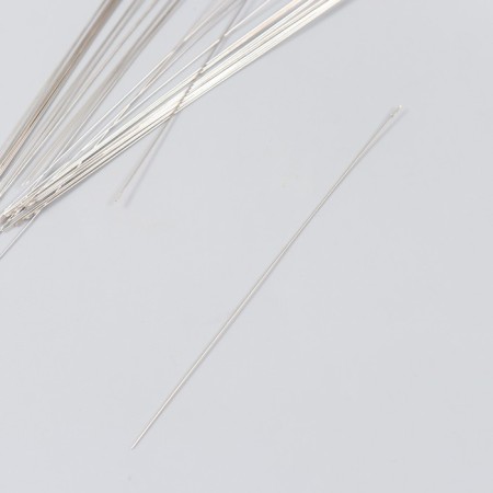 Needles for beads metal thin set 30 pcs Ø 0.6x120 mm