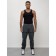 Cargo jeans men, size 46-48, dark gray color