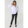 Women's blouse with a deep neckline, size 42