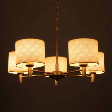 Chandelier 1092/5GD 40W E27 gold 60x60x36-76 cm Bayerlux-3