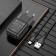 Network charger Hoco C96a, 1 USB, 2.1 A, Micro USB -USB, 1 m, black cable