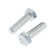 Bolt "Tundra Krep", with a hexagonal head, galvanized, Din933, M12x40 mm, 1 kg