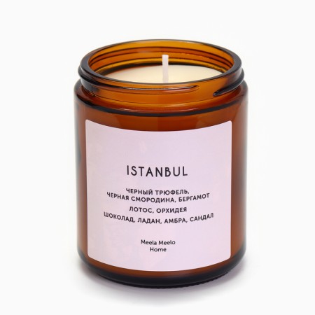 Candle in the bank Aromatic "Istanbul", trufel, currant, bergamot, 250 ml-5