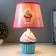 The desktop lamp with the lampshade "Pies in the blue cup" E14 40W 30x20x20 cm