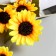 Artificial flowers "Sunflower Extra Galant" 60 cm d-7 cm, yellow