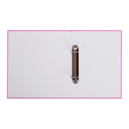 Folder on 2 rings A5, Hatber Newtone, 35 mm, 1500 microns, pink, with a pattern-3