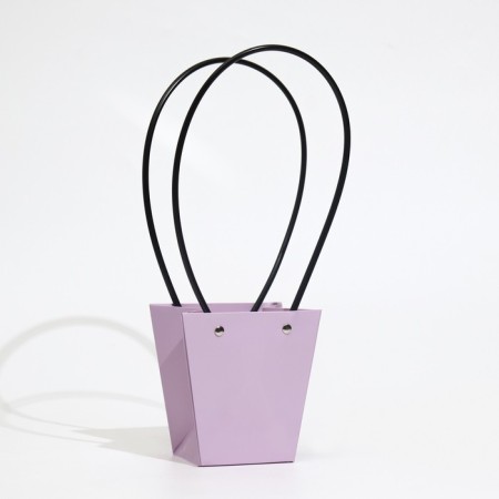 Flower bag lilac-moisture-resistant, 12x12-8 x 8-12.5 cm-2