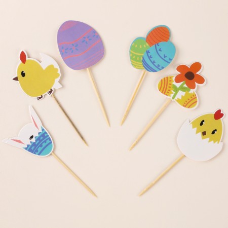 Skewers "Easter", set of 6 pcs.-1