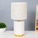 Lauren table lamp E27 40W Beige 17x17x36 cm Risalux