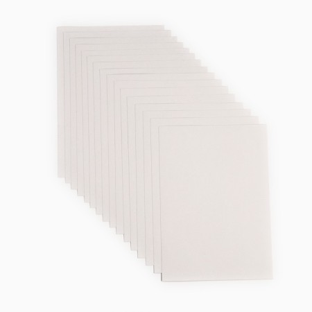 White cardboard, A4, 16 sheets, unilateral, one -sided, in the folder, 220, g/m², cold heart-2