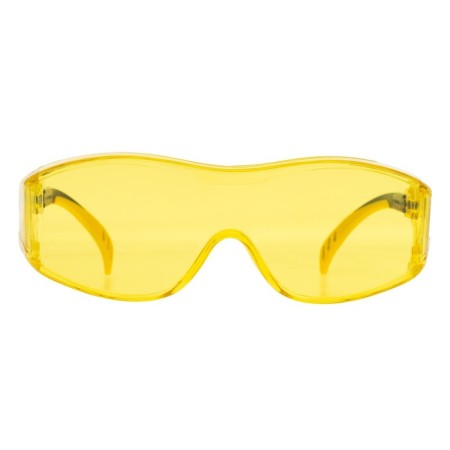 Protective glasses Denzel 89202, polycarbonate, enlarged yellow lens, adjustable arches-1