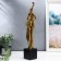 Souvenir Polystone Series Musicians "Smugusist" Gold 47x8x8 cm