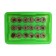 Mini-Pirate for seedlings: peat tablet D = 4.2 cm (18 pcs.), Greenhouse 36 × 25 cm, green