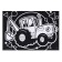Engraving with a rainbow base, A5 Format "Blue Tractor"