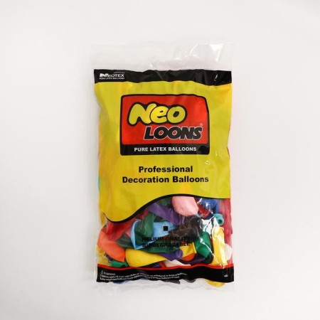 Shar Latex 5 ", standard, water bombs, set of 100 pcs., Mix colors-1
