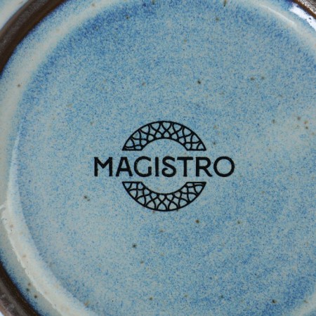 Porcelain bowl Magistro Garland, 230 ml, d = 12 cm, blue color-4