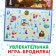 Book with stickers Advent Calendar, A4, 24 pp., Masha and the bear