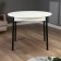 Round kitchen center, 1000x1000x750, white matte