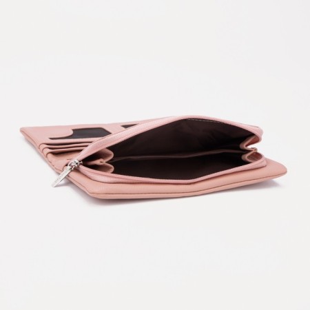 Women's wallet on magnets, powder color-3