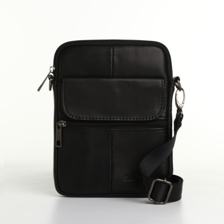 Male bag, Fidelio Largo, black color-1