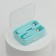 Manicure set, nippers -Cniper, 2 items, in case, turquoise color