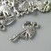 Decor for creativity Metal "Flamingo" silver 2.3x1.3 cm