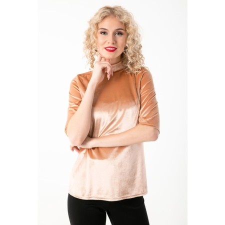 Women's turtleneck, size 46, beige color-13