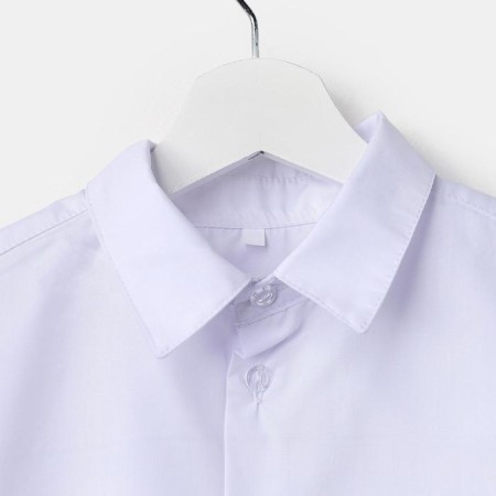 School shirt for a boy, white color, height 128 cm-6