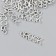 Decor for creativity Metal "Inscription. Rock" silver 0.6x2.2 cm