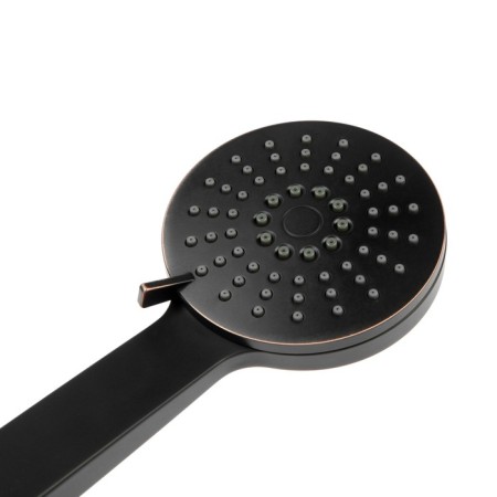 Bath mixer Aflorn "Nancy", "Black Bronze", Plosk. Pour 350mm, watering can 3 dir.d100mm-5