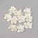 Beads for creativity plastic "Pearl flower" set 10 pcs 2x2.4 cm