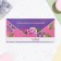 Money envelope "Congratulations!" roses, lilac background, 8 x 16 cm