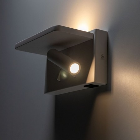 Sconces with the Citilux “Descartes” CL704370 18.5x10 cm, 2x3W, LED, white color-7