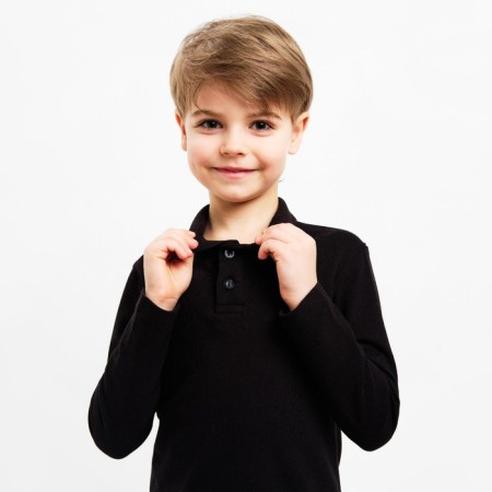 Jumper (Polo) Children's minku color black, height 98-3