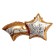 Foil ball 32 "Star with tail"