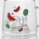 Glass mug with wooden cover "Arbuzik", 300 ml
