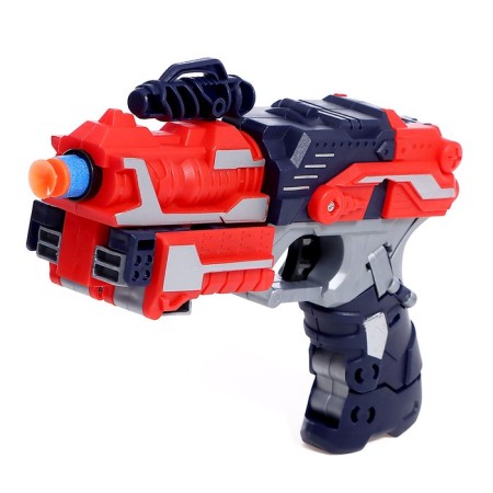 Blaster robot, transforms, shoots soft bullets-4